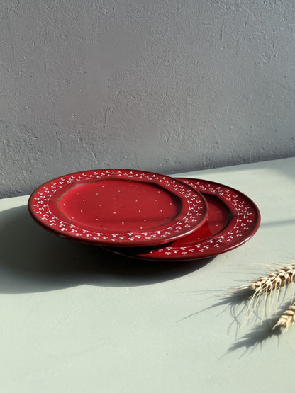 2 assiettes à dessert Rosmarie