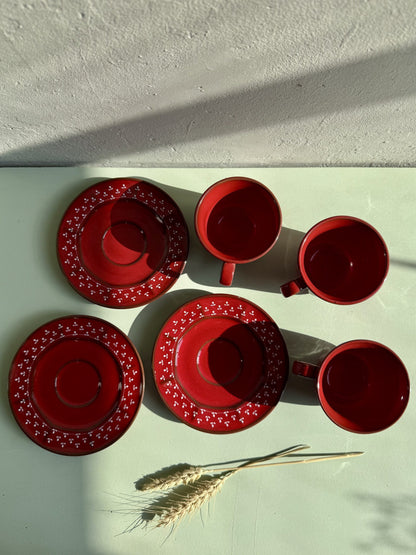 Lot de 3 tasses Rosmarie