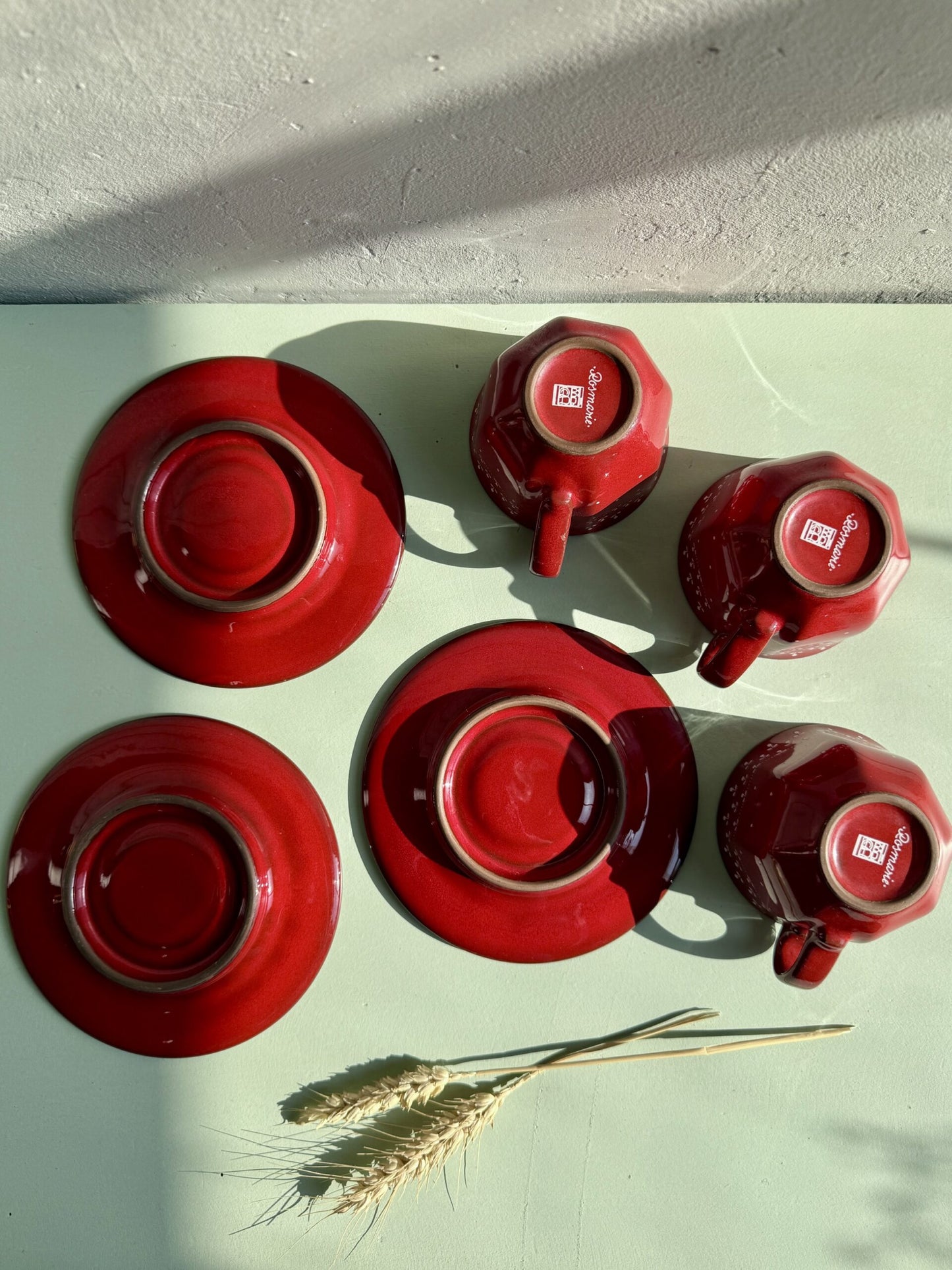 Lot de 3 tasses Rosmarie