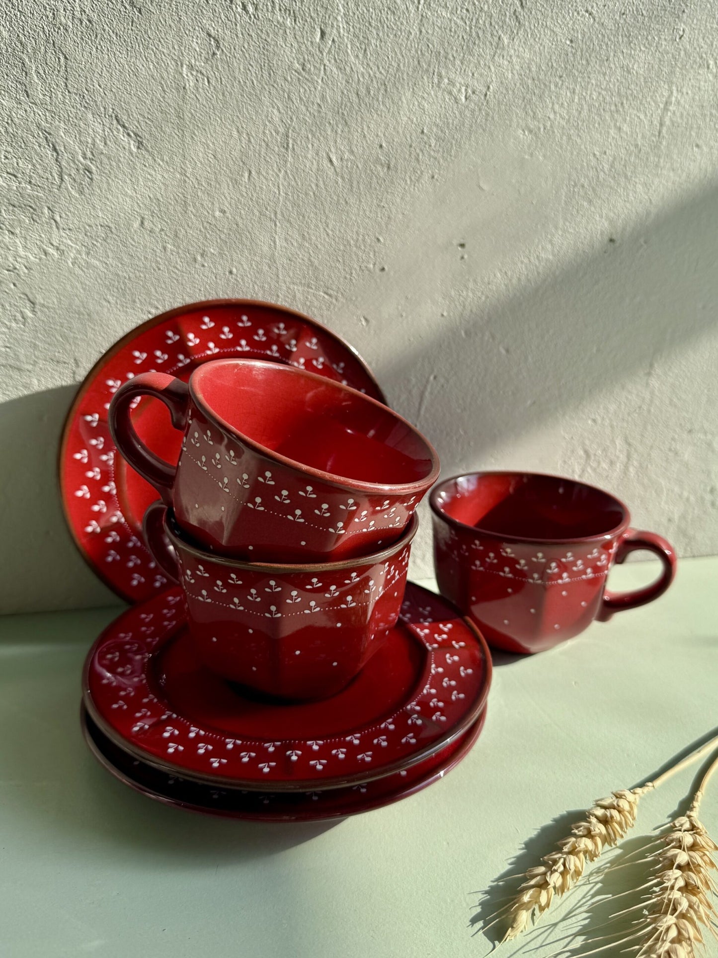 Lot de 3 tasses Rosmarie