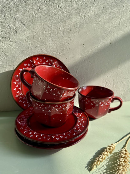 Lot de 3 tasses Rosmarie
