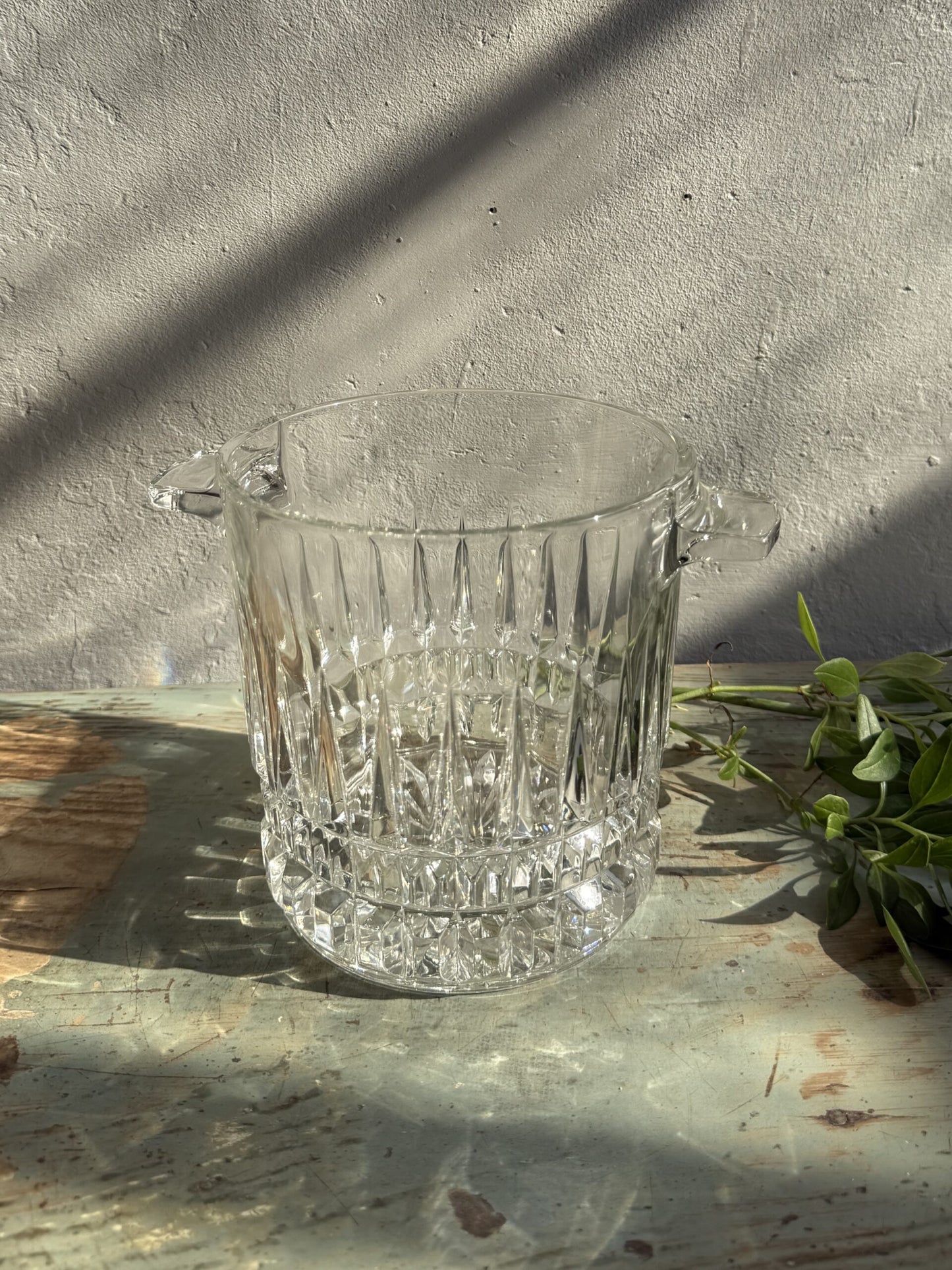 Seau à glaçon en verre