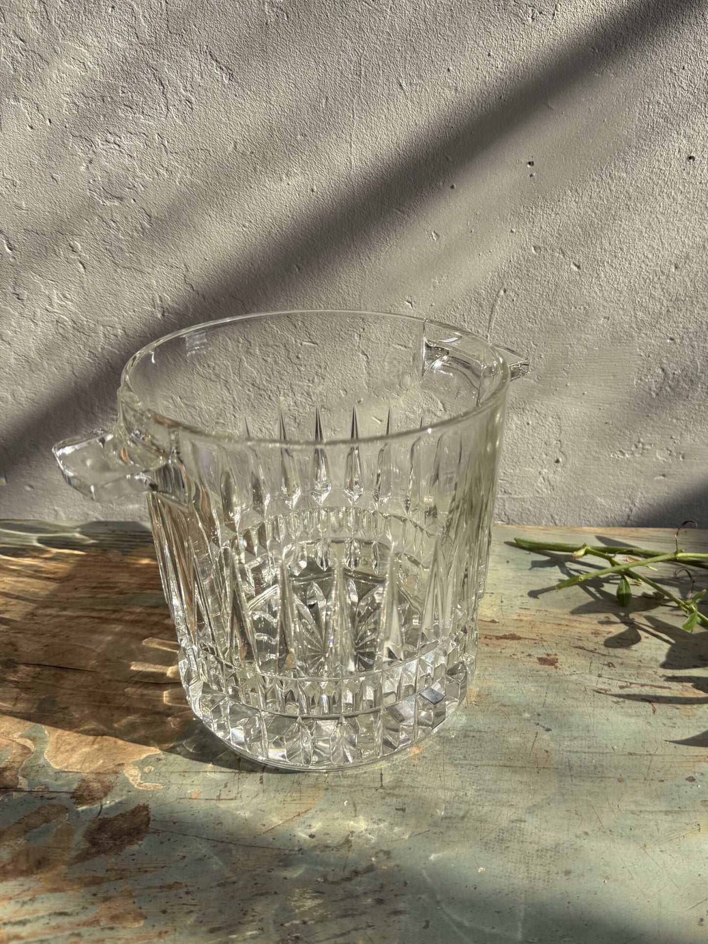 Seau à glaçon en verre