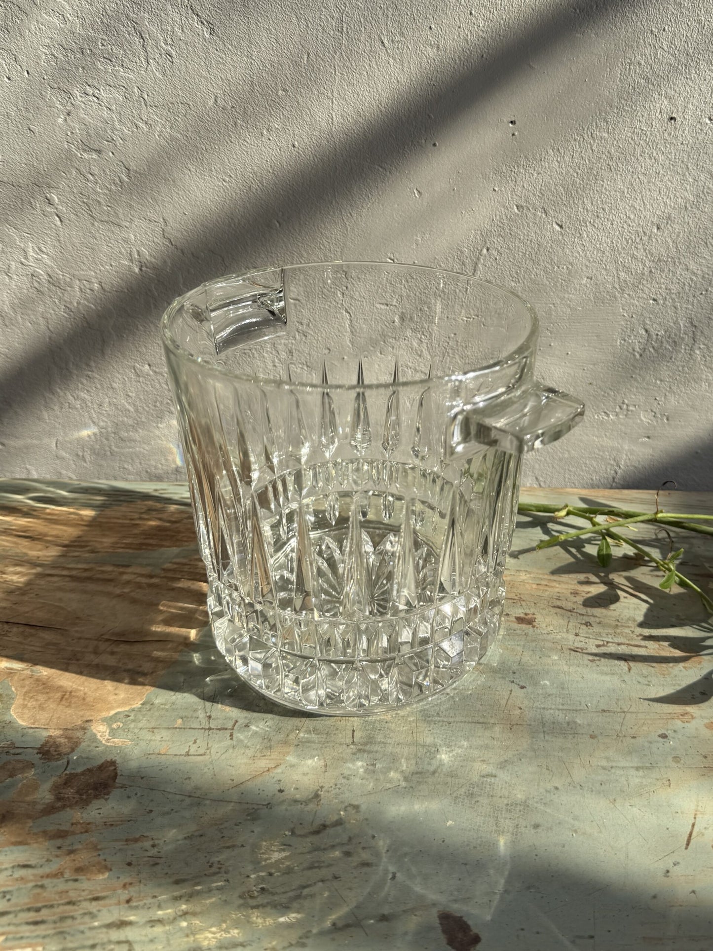 Seau à glaçon en verre