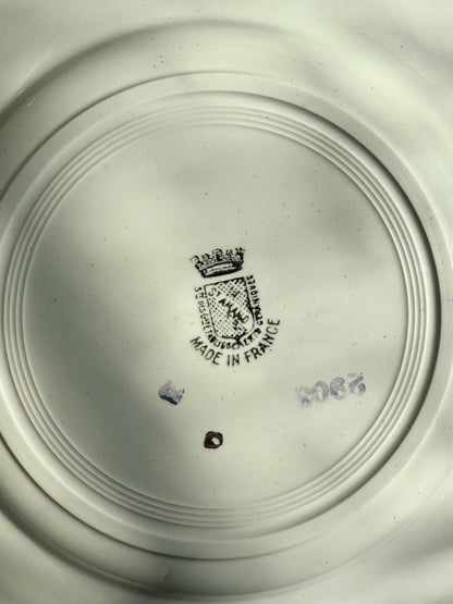 3 assiettes semi-creuses Saint-Amand