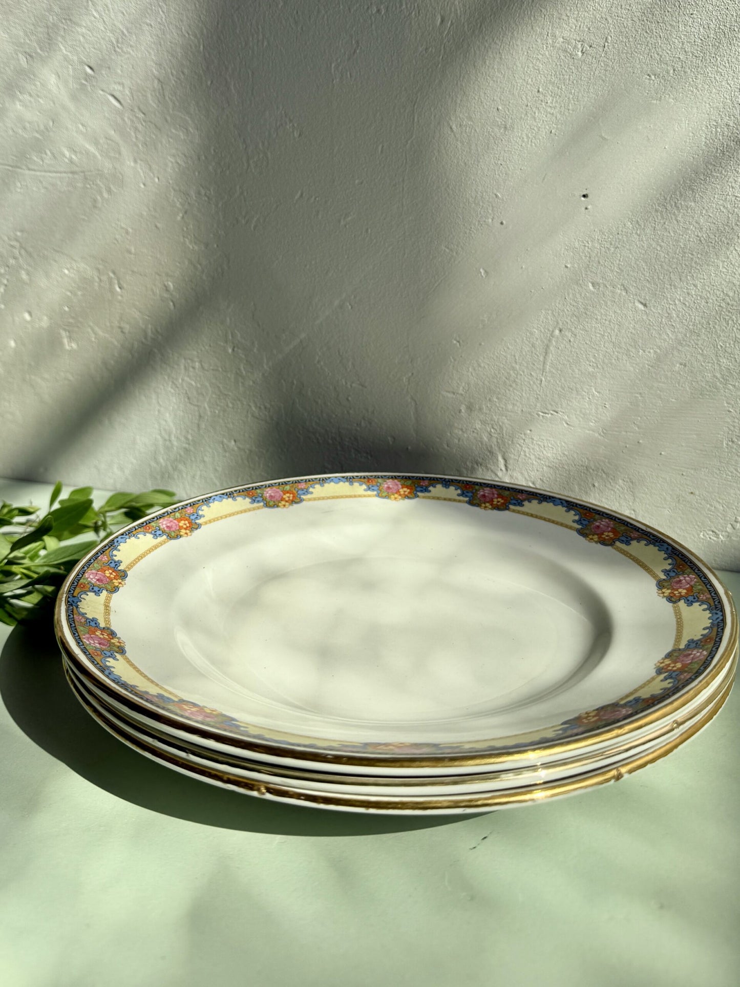 3 assiettes semi-creuses Saint-Amand