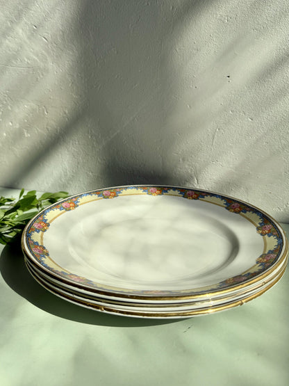 3 assiettes semi-creuses Saint-Amand