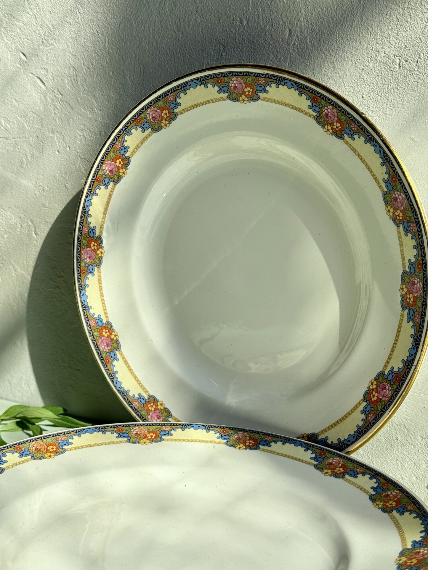 3 assiettes semi-creuses Saint-Amand