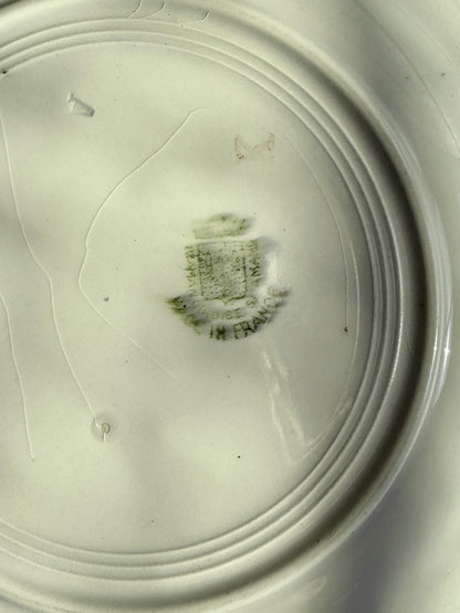 1 assiette plate Saint-Amand