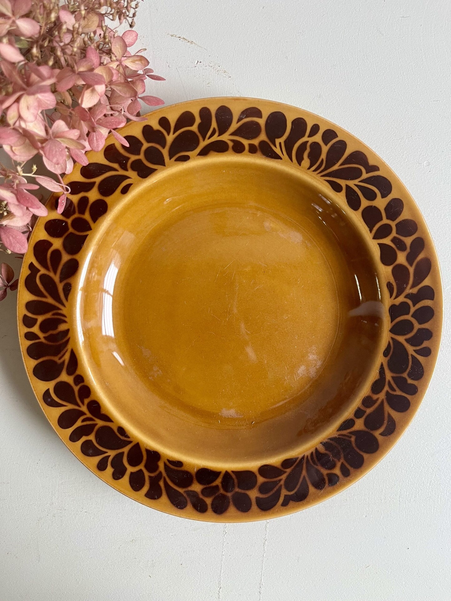 Assiettes creuses Annaburg Sintolan jaunes - lot de 8