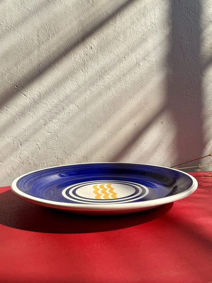 Assiette/Plat rond en céramique Ind Ceram Italie