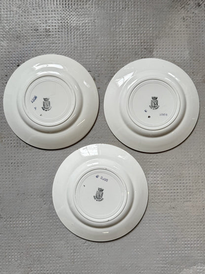 3 assiettes semi-creuses Saint-Amand