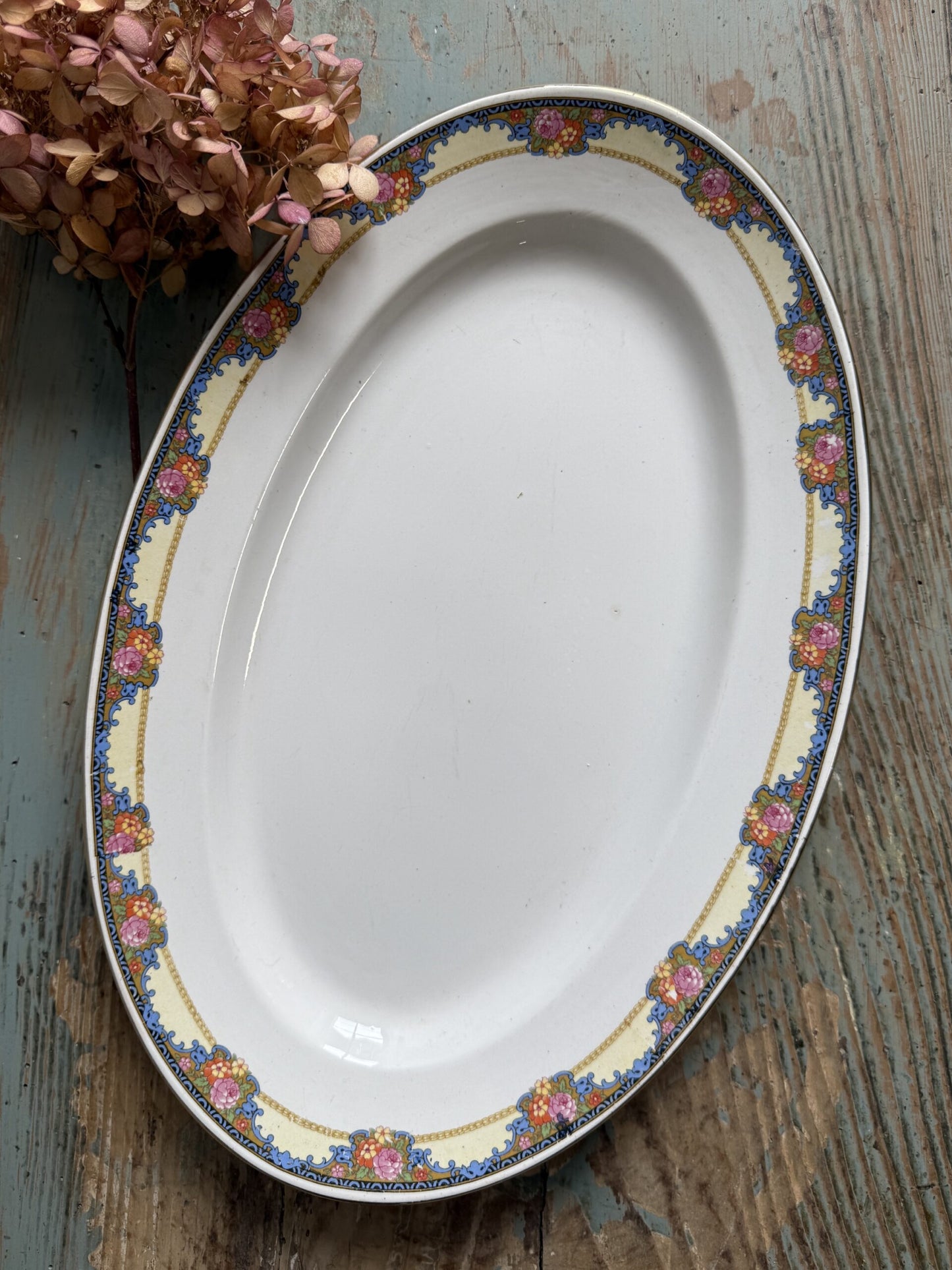 Plat ovale Sarreguemines Digoin - grand modèle