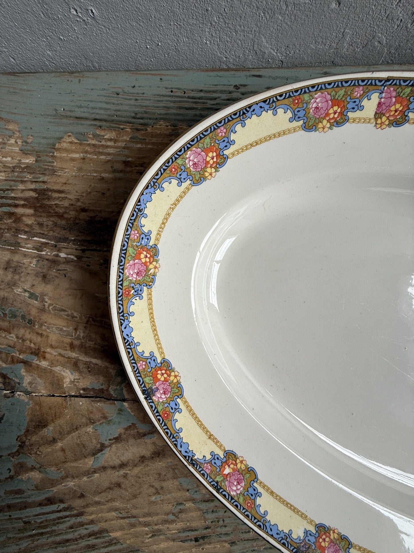 Plat ovale Sarreguemines Digoin - grand modèle