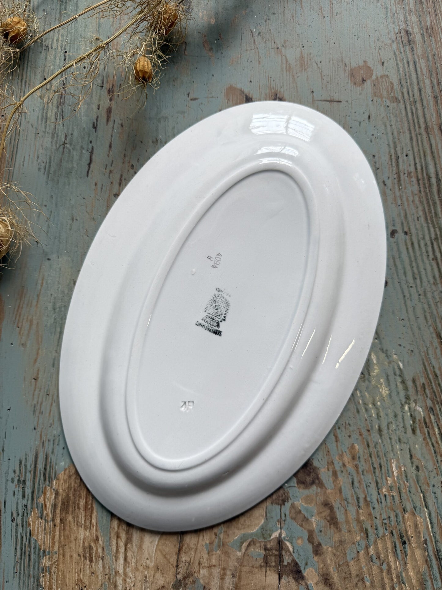 Plat ovale Sarreguemines Digoin - moyen modèle