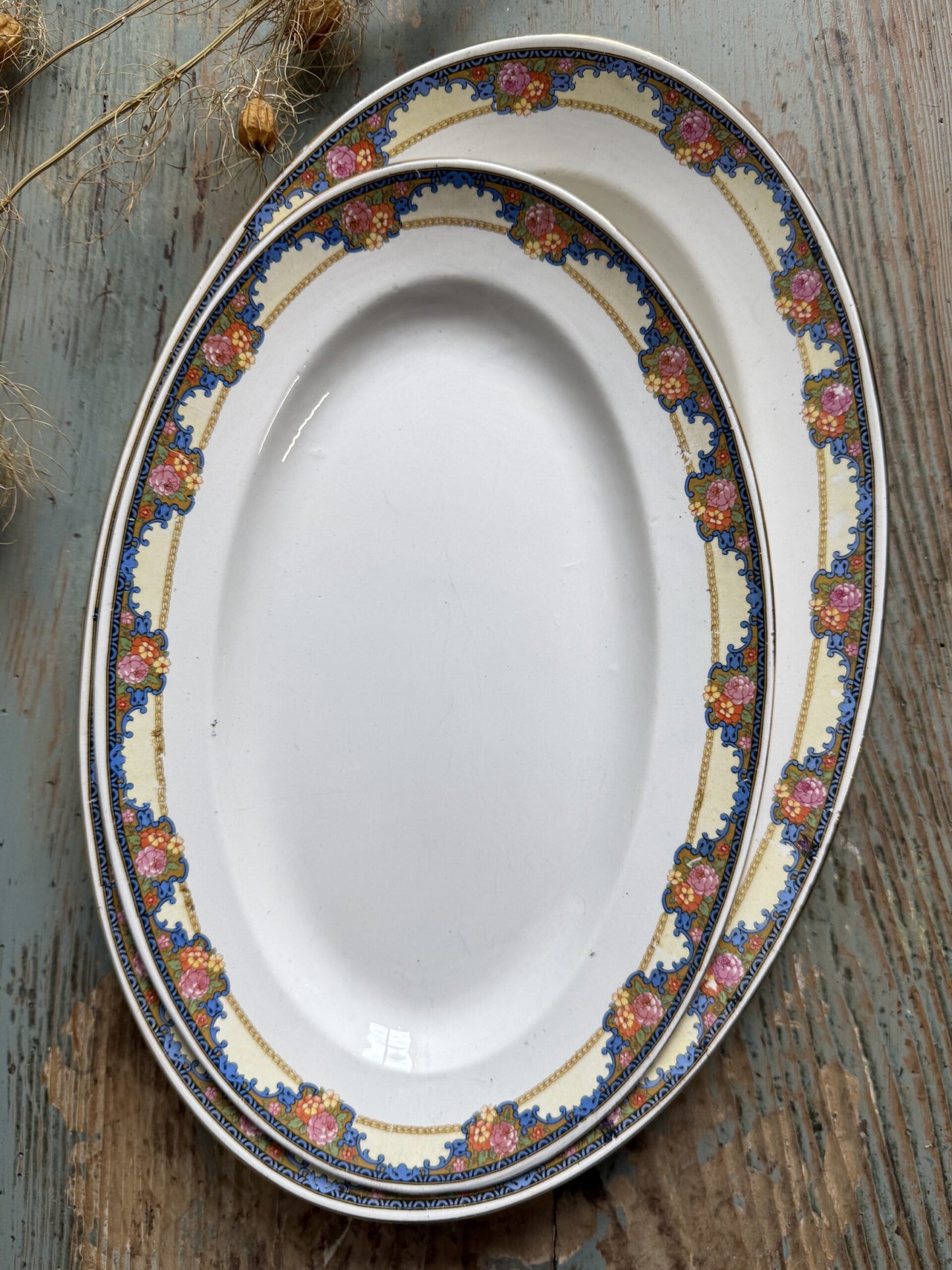 Plat ovale Sarreguemines Digoin - grand modèle