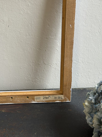 Cadre en bois violet pastel