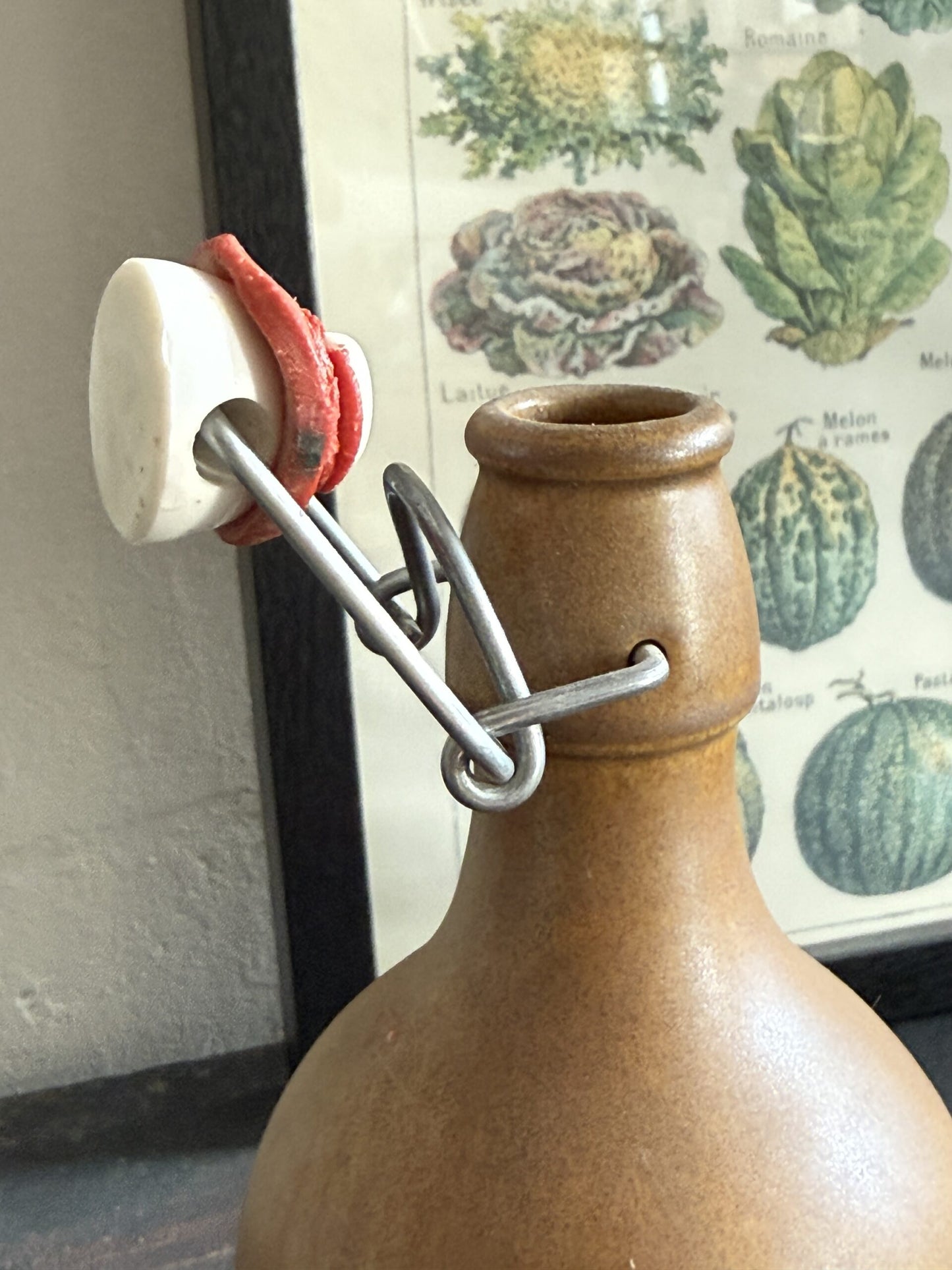 Bouteille en grès marron 0,5 L