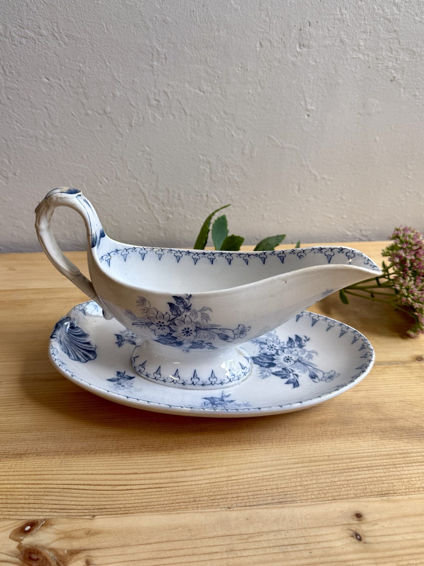 Saucière modèle Flore de Sarreguemines