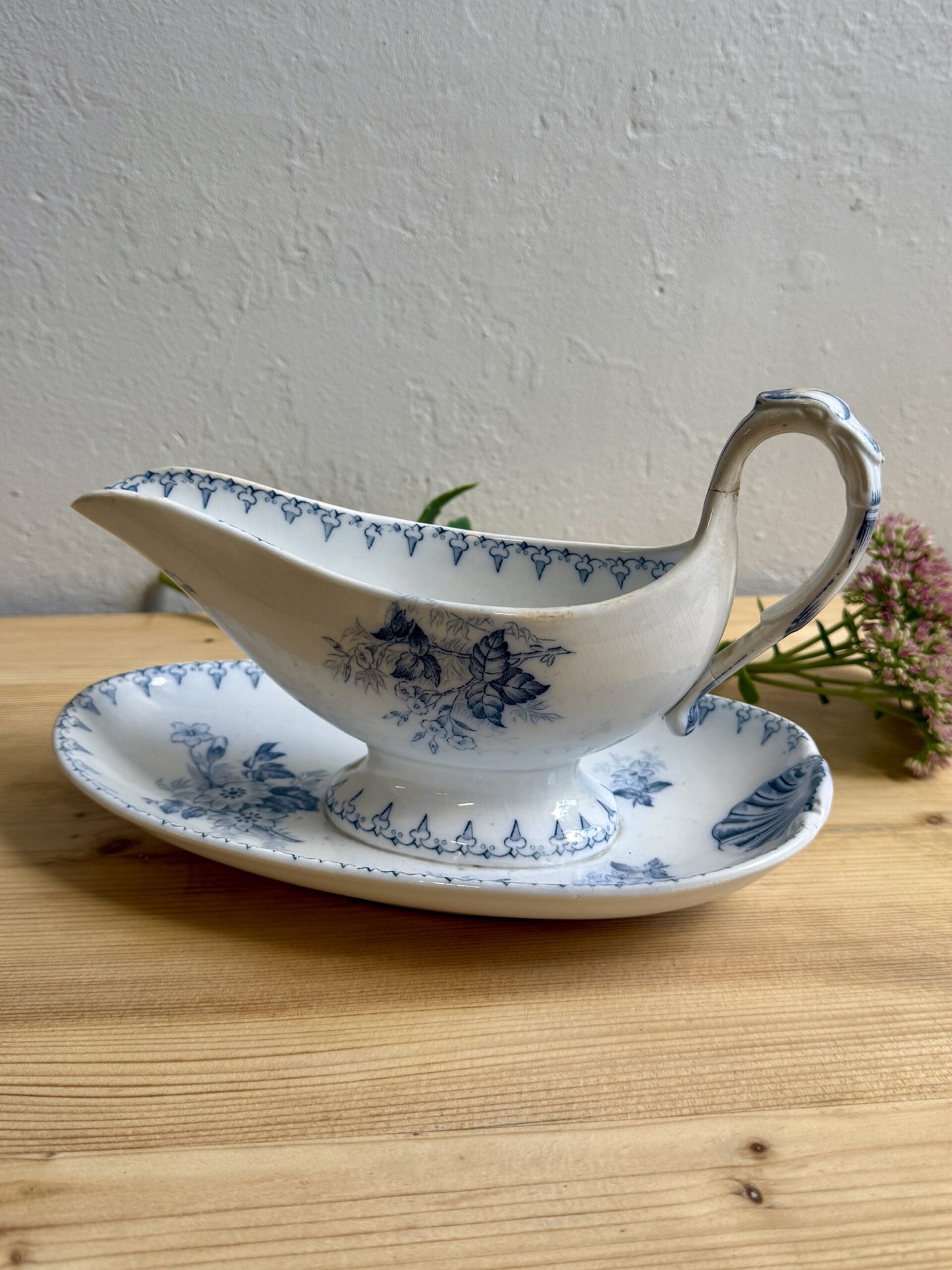 Saucière modèle Flore de Sarreguemines