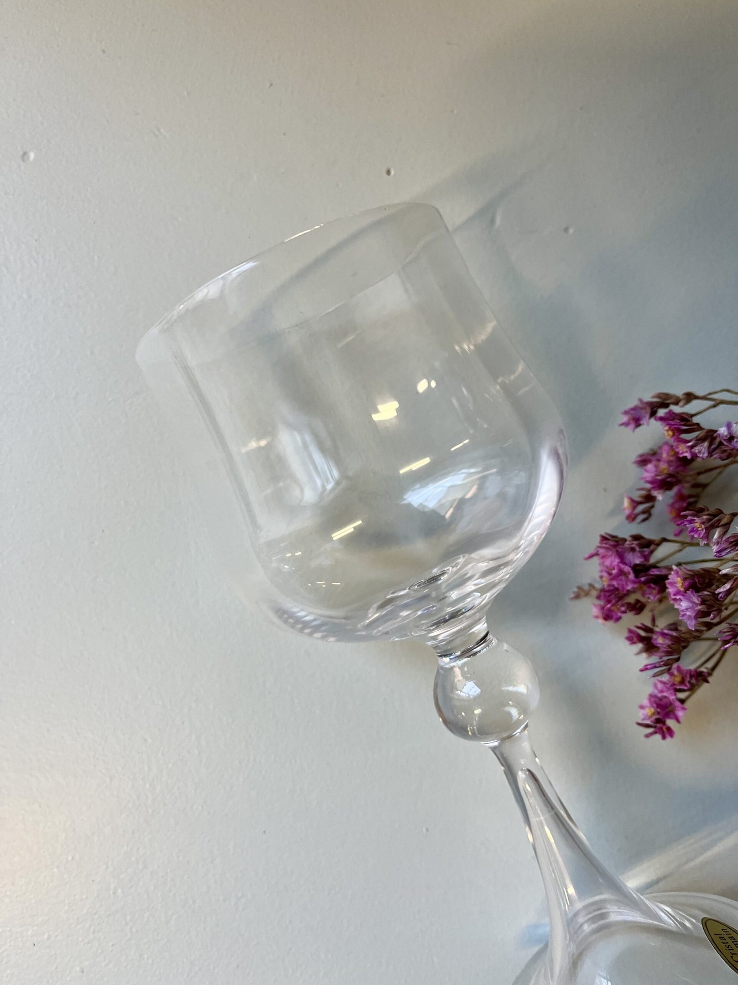 Verres en cristal fait main/ 6