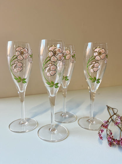 Flûtes à champagne Perrier Jouët