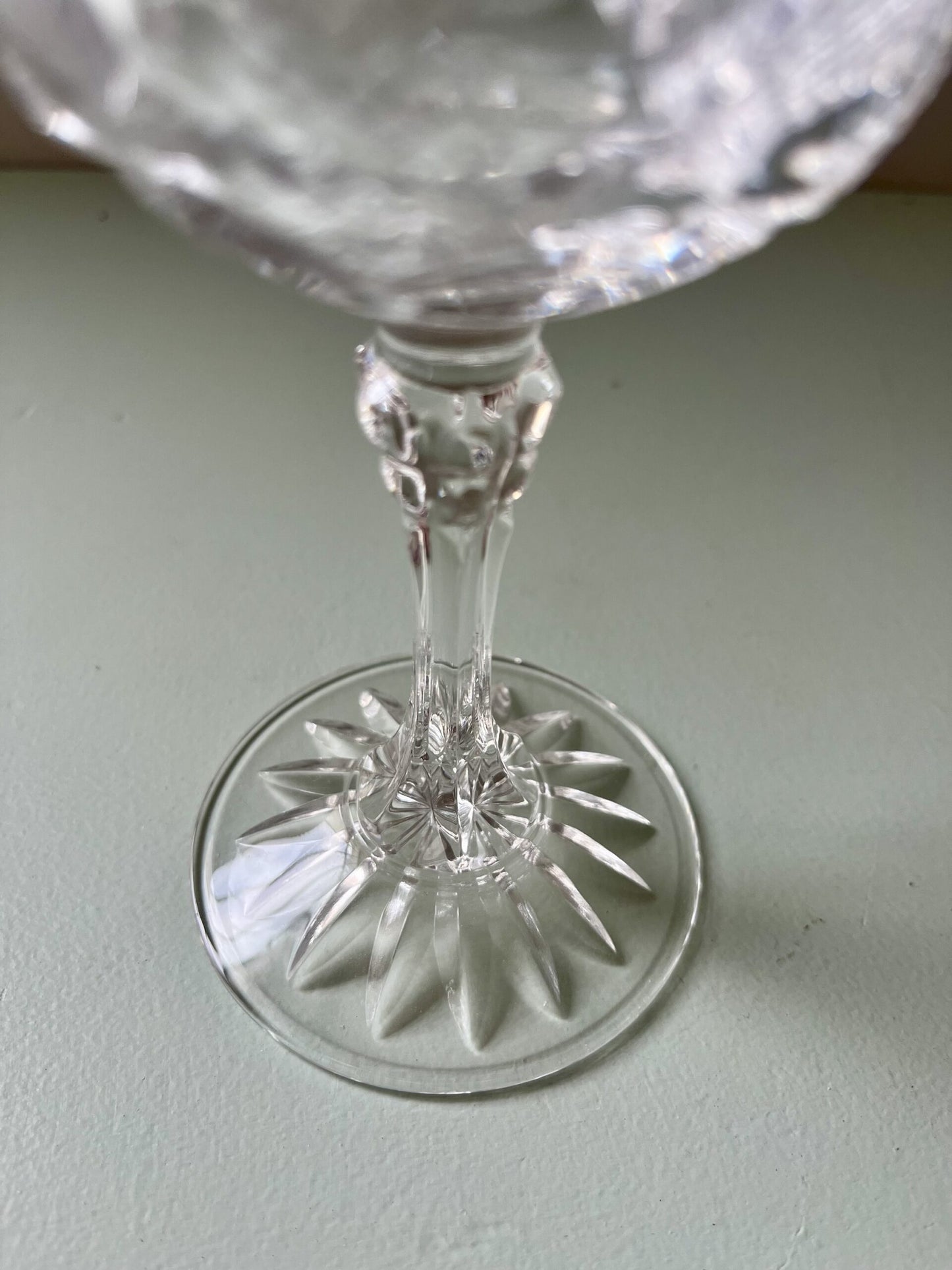 Verres à vin en cristal/ lot de 5