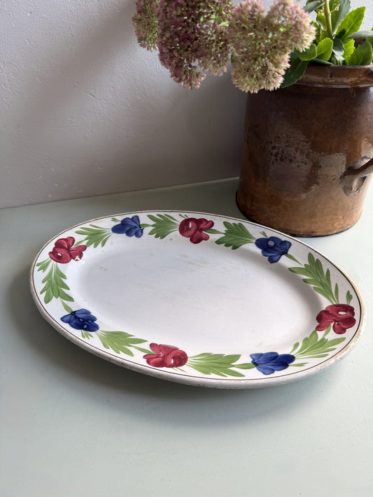 Plat ovale Sarreguemines