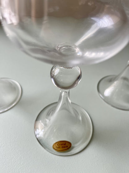 Verres à vin blanc en cristal x15