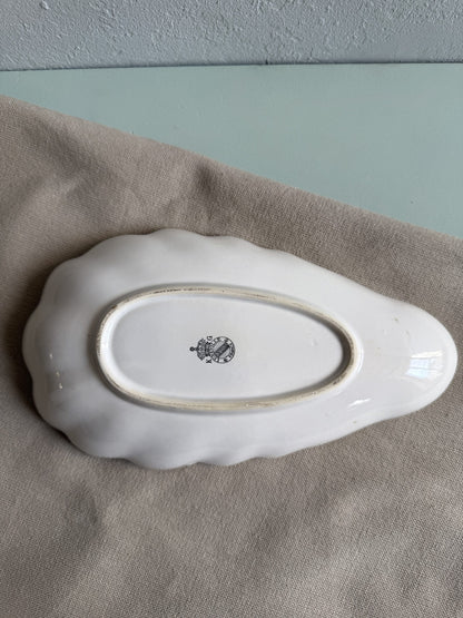 Coupelle en forme de coquillage de Lunéville collection Réverbère