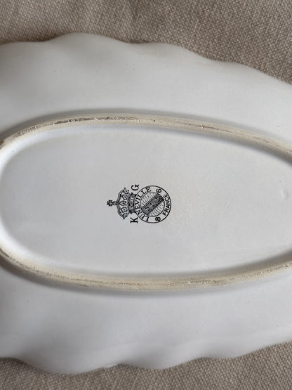 Coupelle en forme de coquillage de Lunéville collection Réverbère