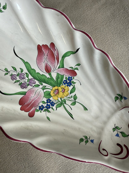 Coupelle en forme de coquillage de Lunéville collection Réverbère