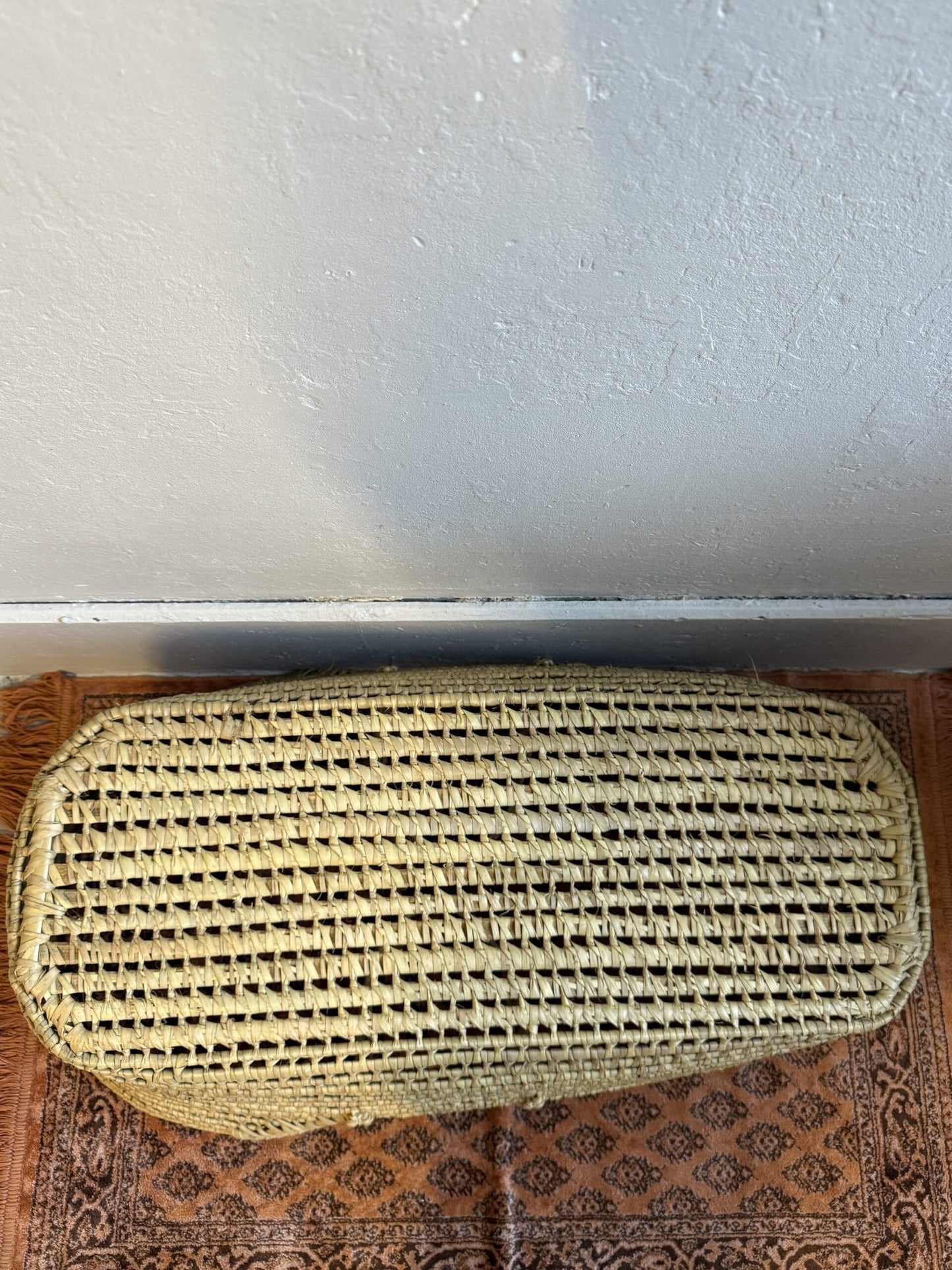 Couffin ancien en osier