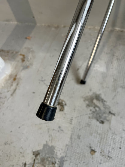 Chaises en Formica blanc x2