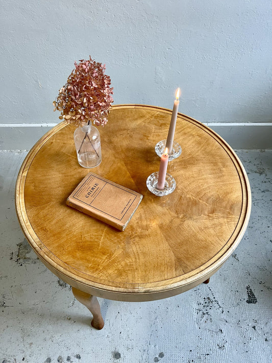 Table basse ronde vintage