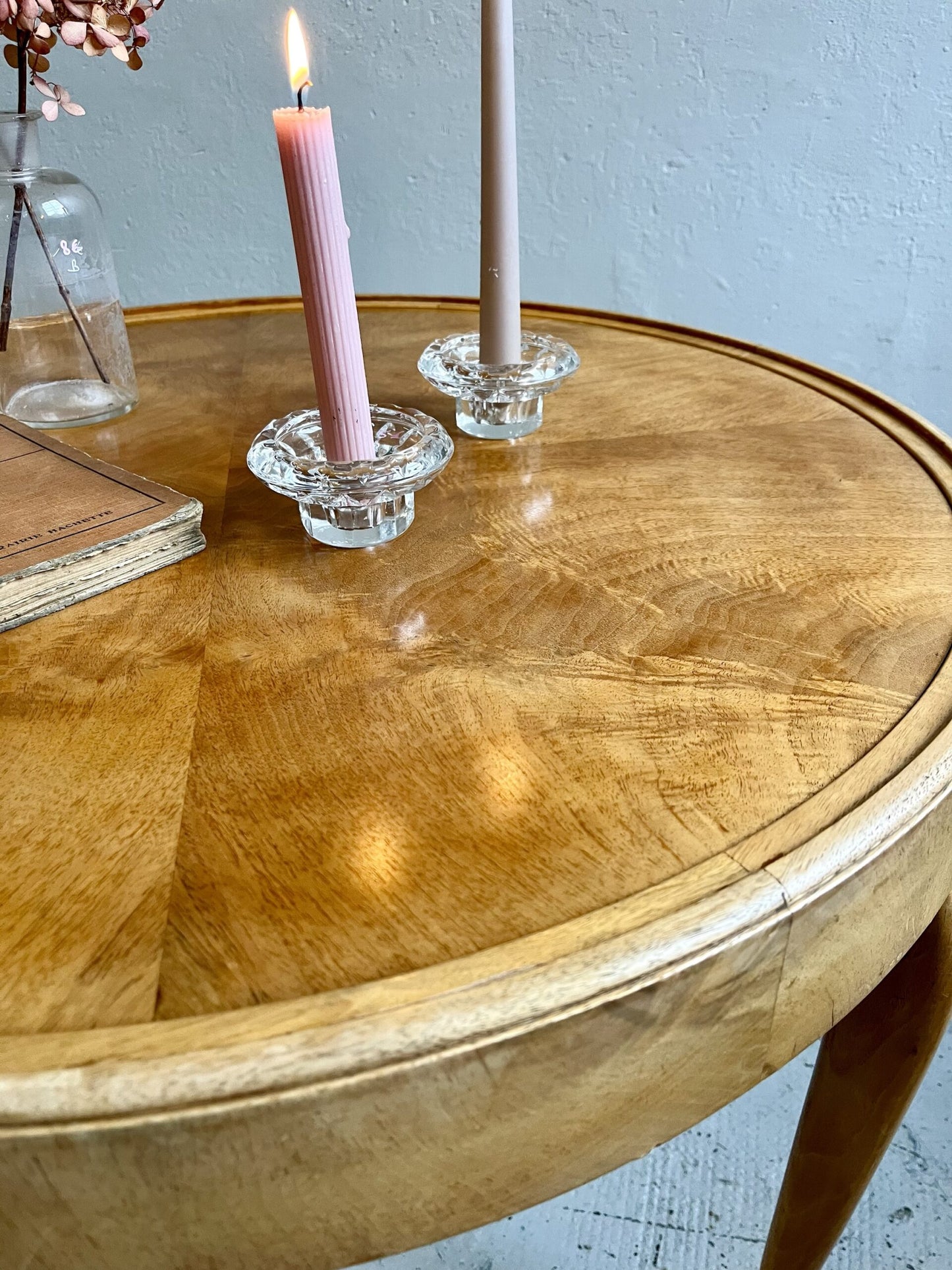 Table basse ronde vintage