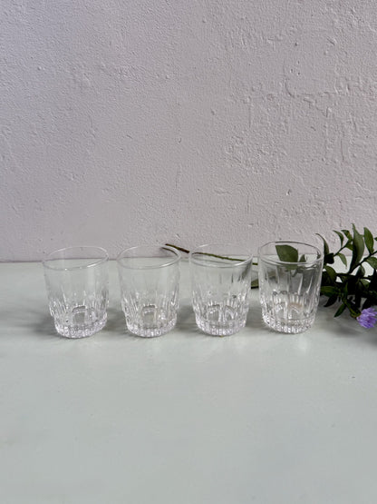 Verres à whisky ciselés - lot de 4