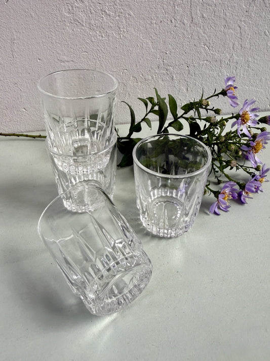 Verres à whisky ciselés - lot de 4