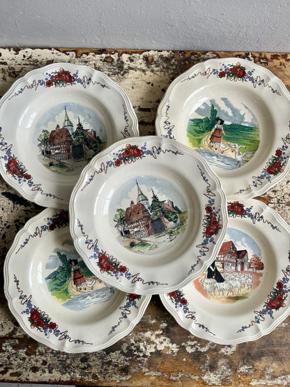 Assiettes creuses Obernai