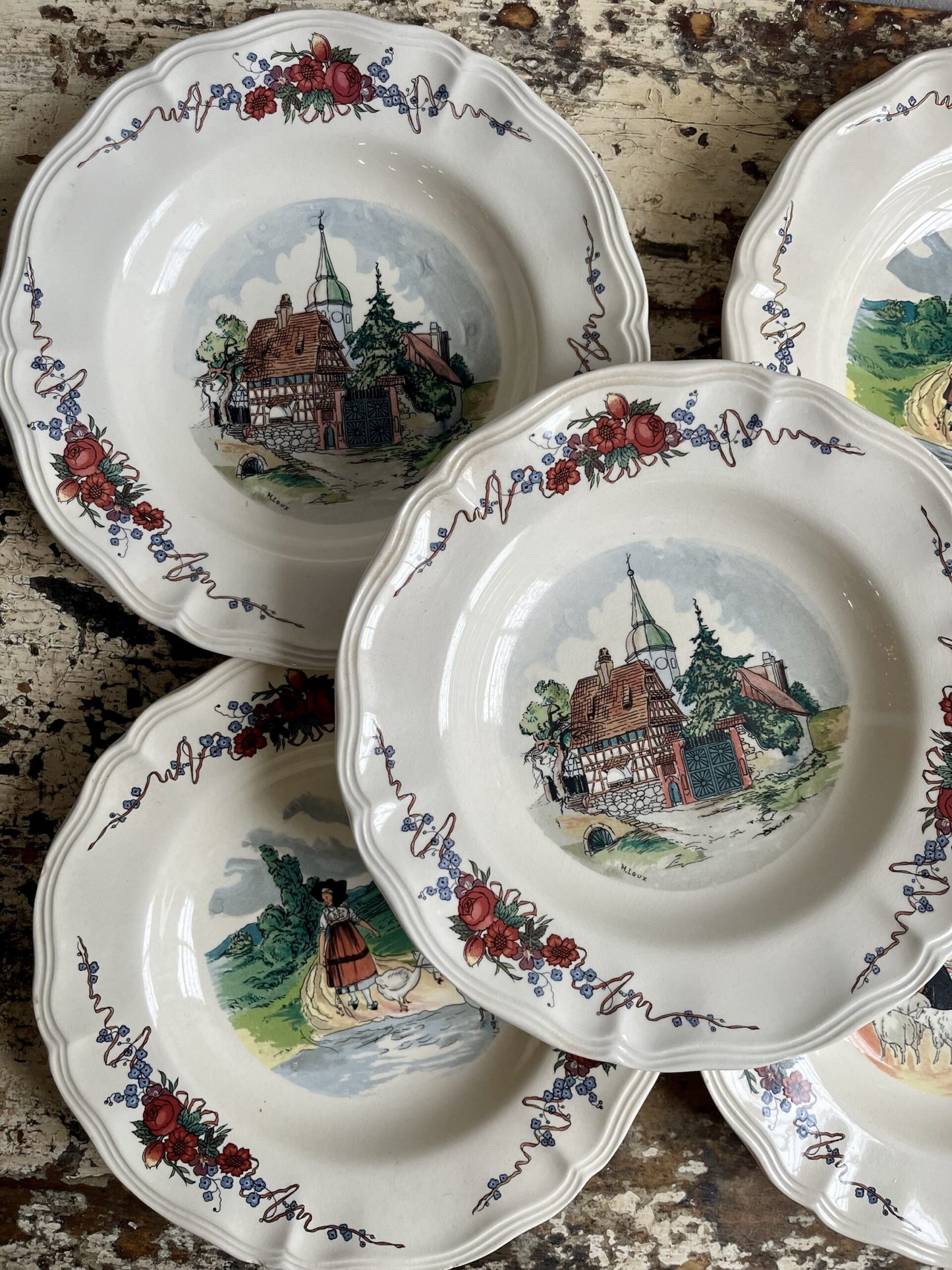 Assiettes creuses Obernai