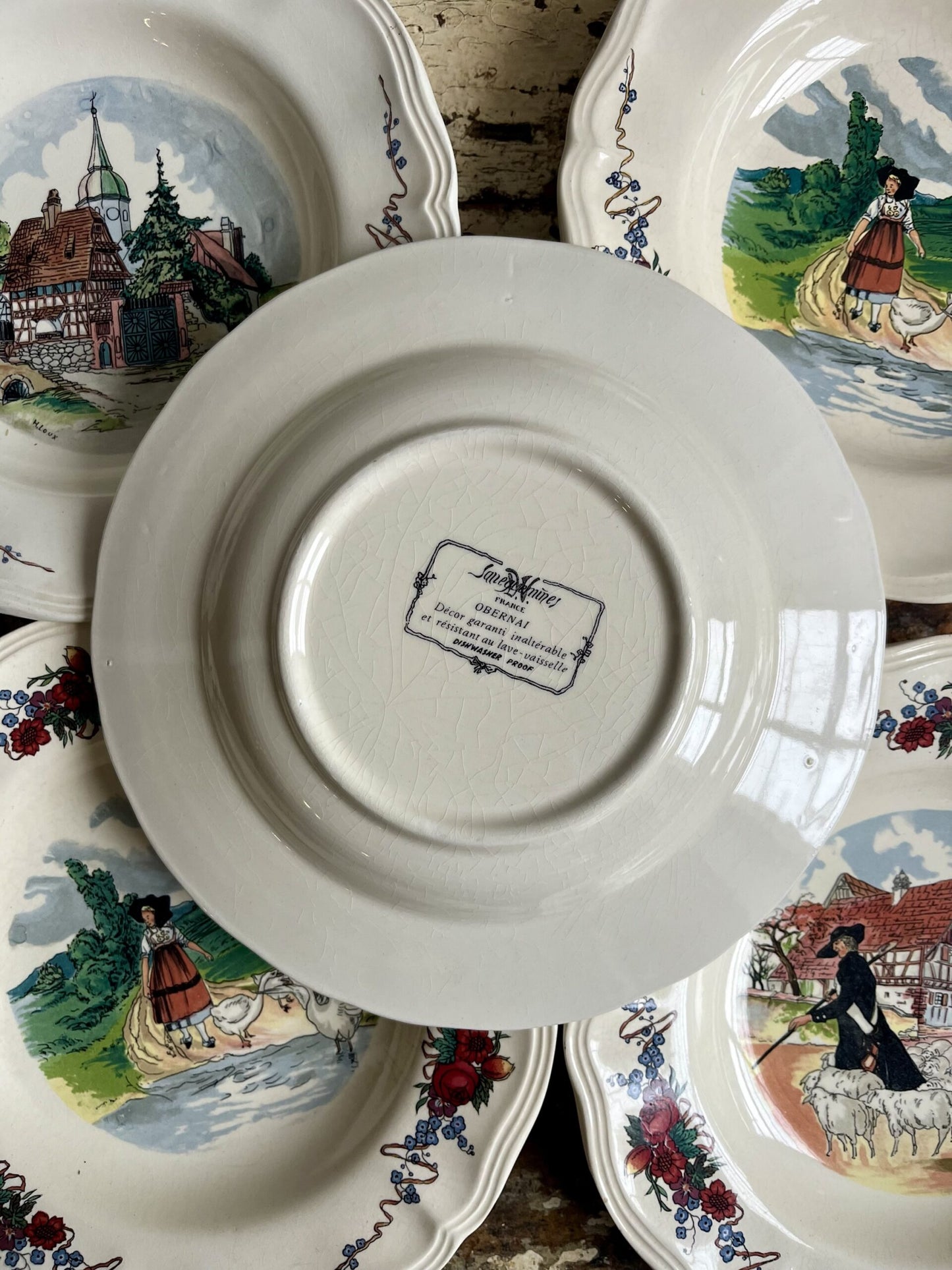 Assiettes creuses Obernai