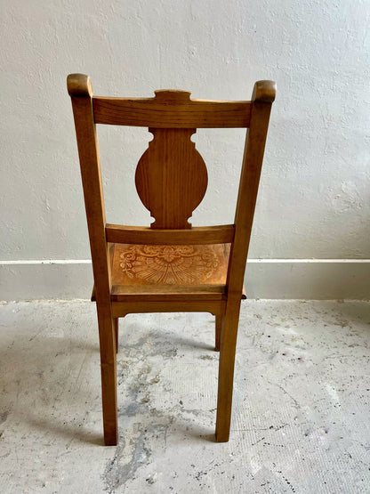 Chaises assises décorées/ lot de 2  Meubles Patine