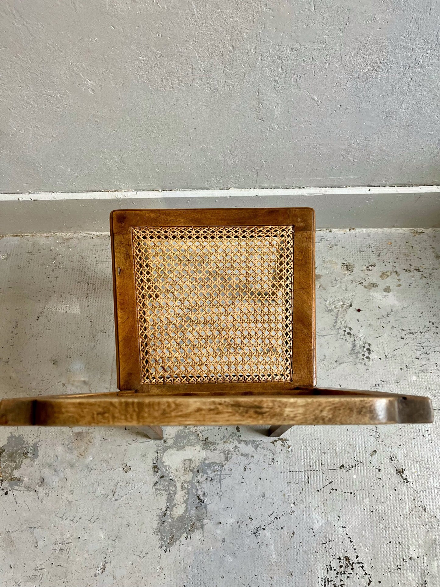 Chaise bois et cannage