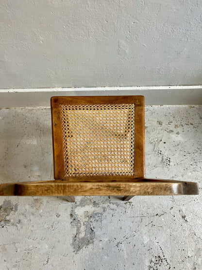 Chaise bois et cannage