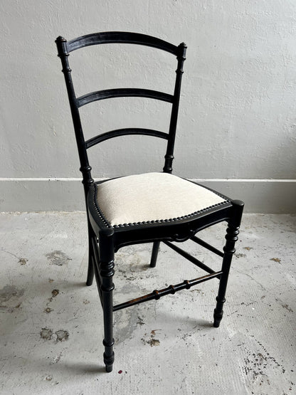 Chaises Napoléon III retapissées  Meubles Patine