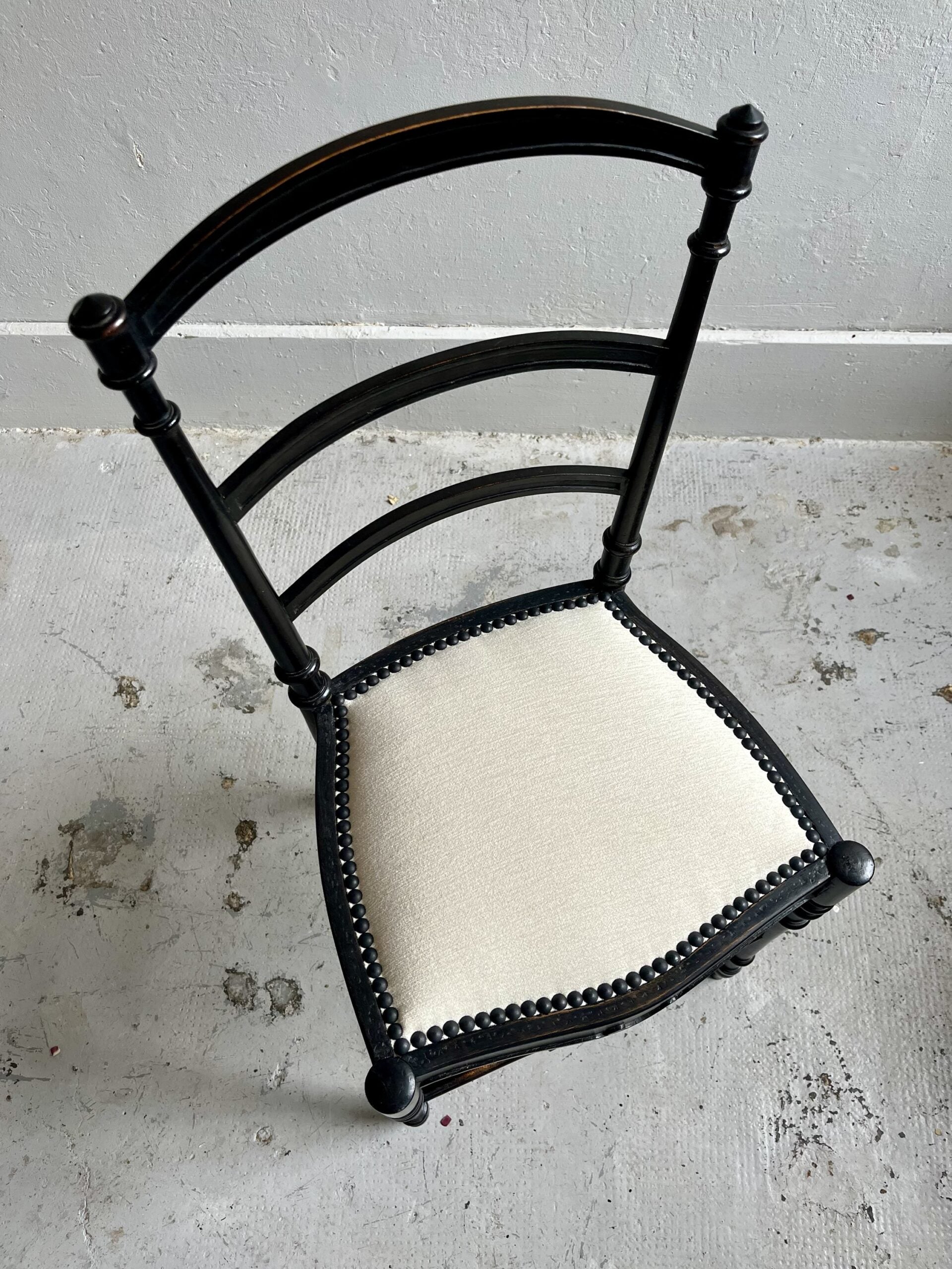 Chaises Napoléon III retapissées  Meubles Patine