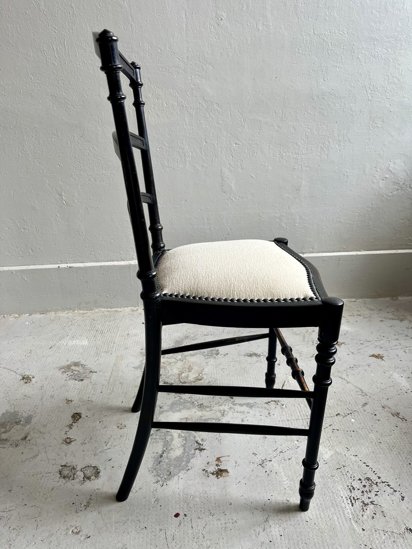 Chaises Napoléon III retapissées  Meubles Patine