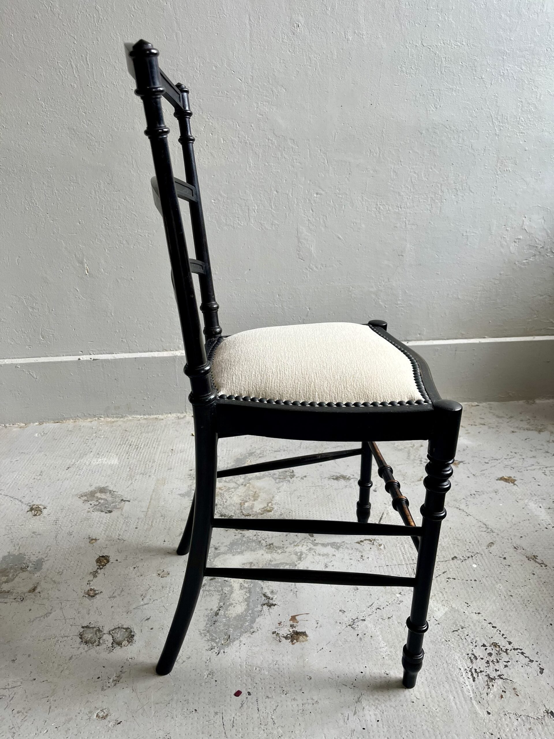 Chaises Napoléon III retapissées  Meubles Patine