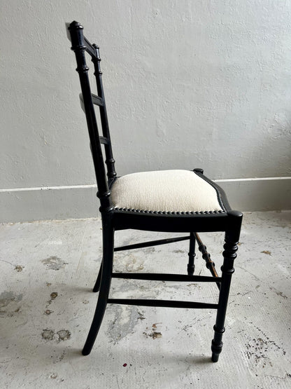 Chaises Napoléon III retapissées  Meubles Patine