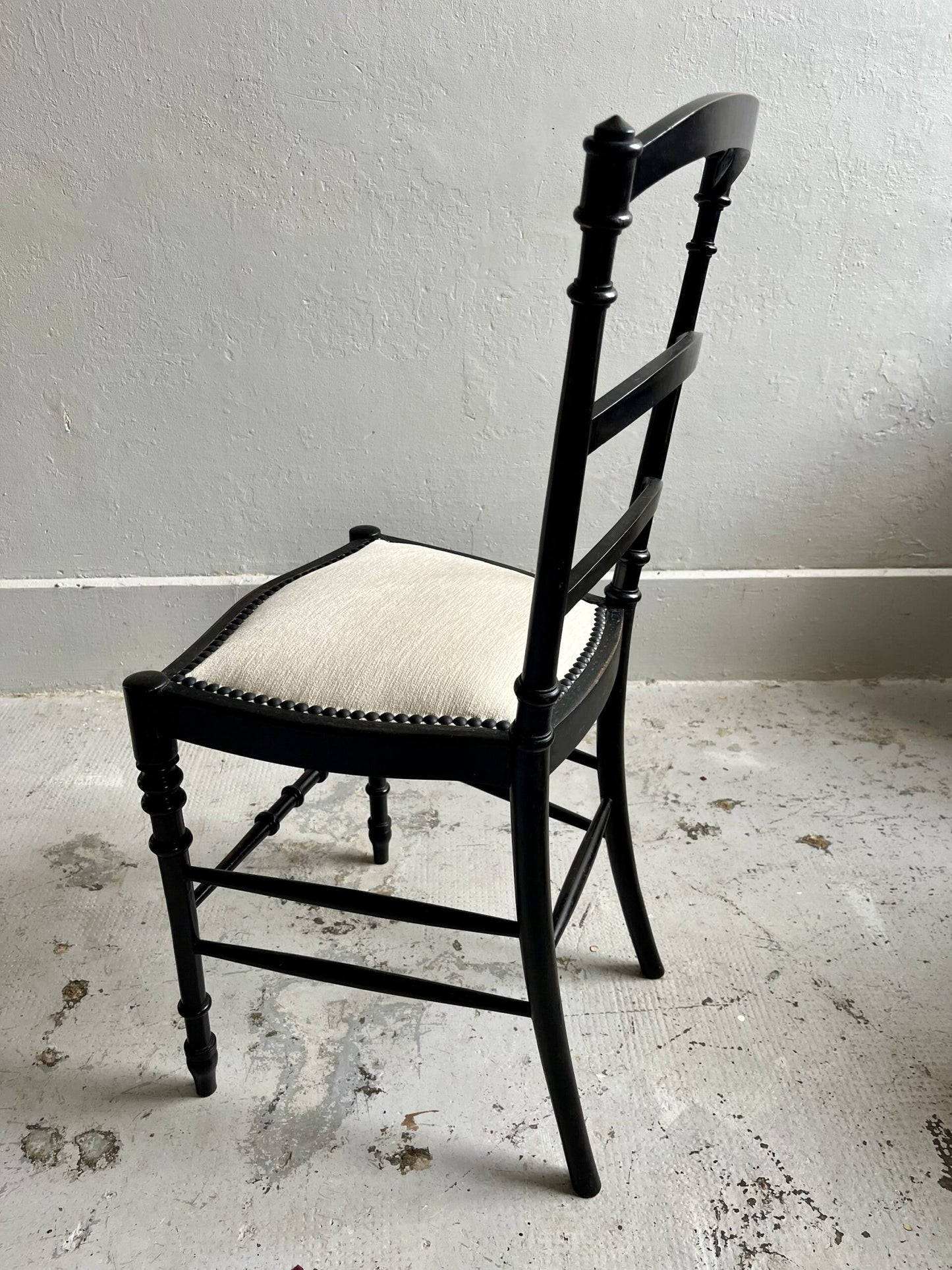 Chaises Napoléon III retapissées  Meubles Patine
